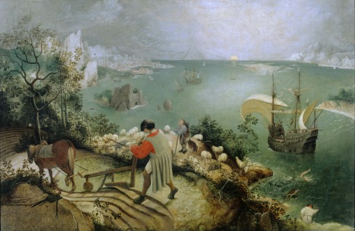 Pieter Bruegel 《 De val van Icarus 》