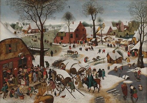 Pieter II Bruegel《 De Volkstelling te Betlehem 》