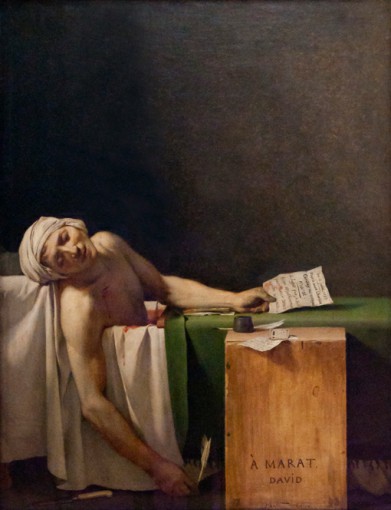 Jacques-Louis David《 La mort de Marat 》