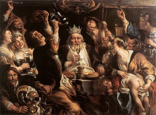 Jacob Jordaens 《 De koning drinkt 》