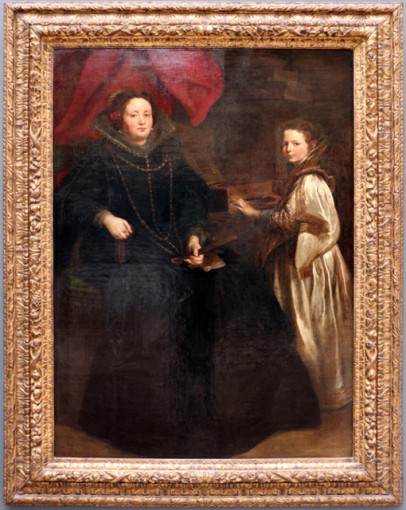 Antoon van Dyck 《 ritratto di porzia imperiale e sua figlia maria francesca 》