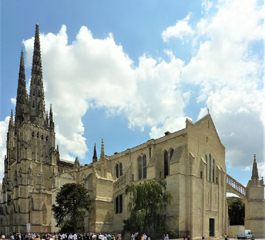ボルドーの聖アンデレ大聖堂（西側正面） Bordeaux Cathedrale SaintAndre_Westfassade