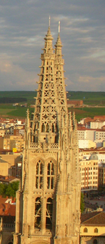 ブルゴスの聖母大聖堂の塔 Burgos_Catedral