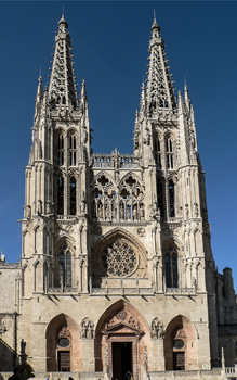 ブルゴスの聖母大聖堂　西側正面 Catedral de Burgos westfacade