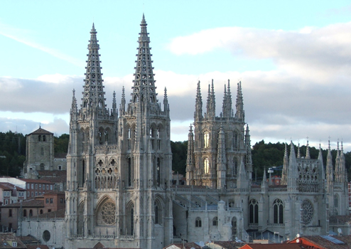 ブルゴスの聖母大聖堂　全景 Catedral de Burgos general view
